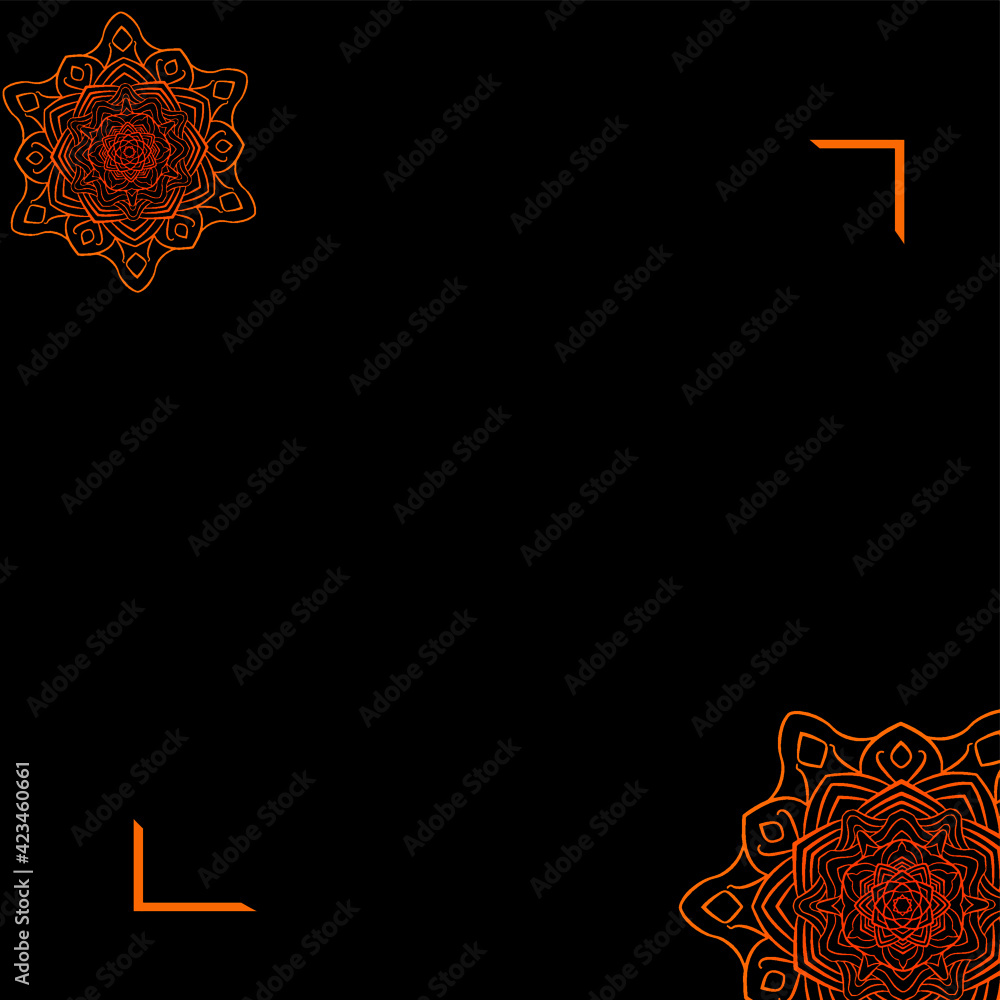 Fototapeta premium background frame black gold