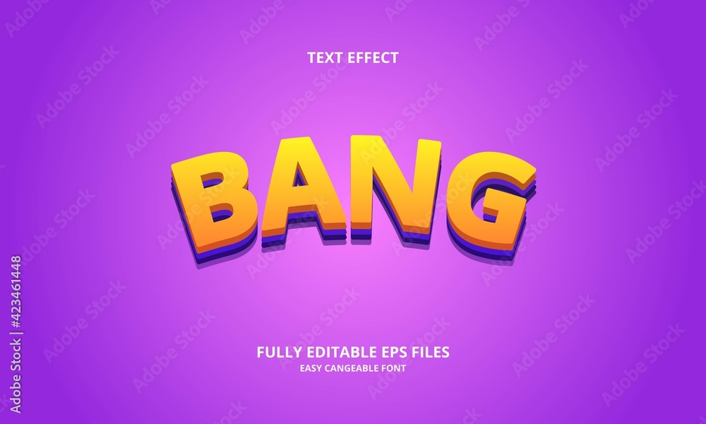 Editable 3D Text Effects Template