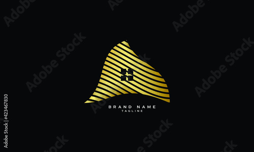 A, Real Estate Business Logo Template, Building, Property Development, and Construction Logo Vector Design