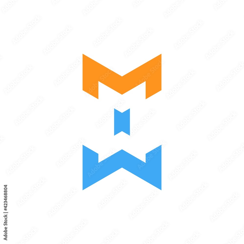 MIM, M, MI, IM, MM Letter Abstract Logo Geometric Minimalist Badge Poster MIM, M, MI, IM, MM Letter Abstract Logo Geometric Minimalist Badge Poster