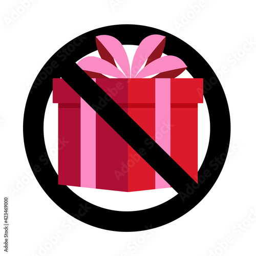 No present gift, banned celebrating, non bribe