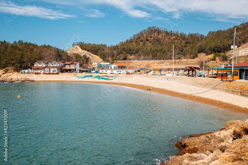 Seonyudo Island Okdol Beach in Gunsan, Korea photo