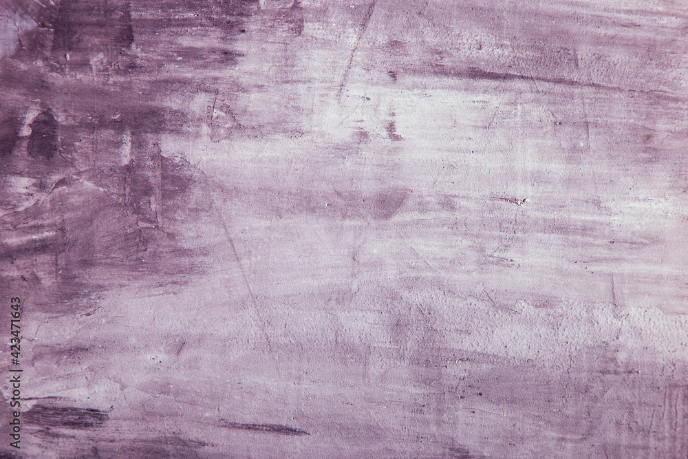 Violet concrete background, wall with texture, preparation for design. Copy space.
