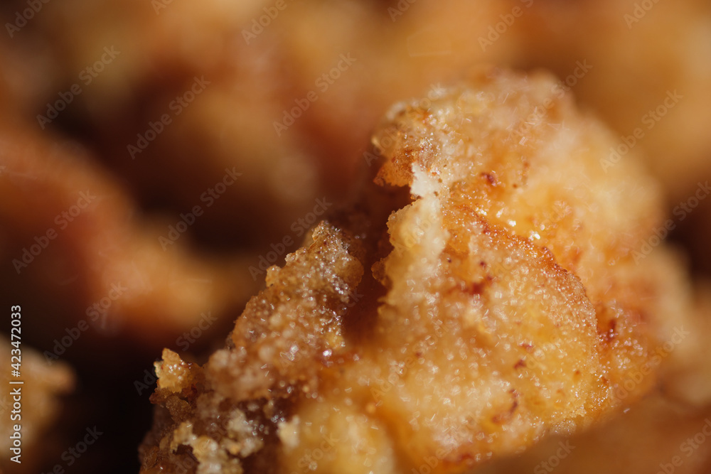 美味しい唐揚げのアップ 美味しい唐揚げのアップ