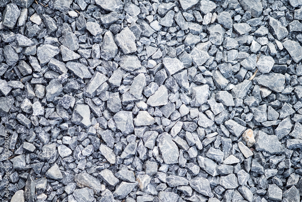 Gray gravel stones for the construction industry Gray gravel stones for the construction industry