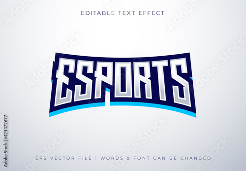 Gaming Esport Typography Text Effect - Editable Text