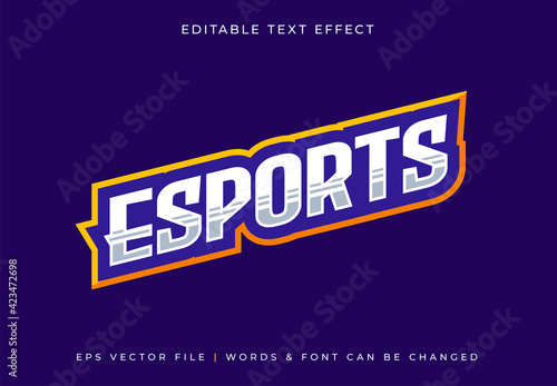 Gaming Esport Typography Text Effect - Editable Text