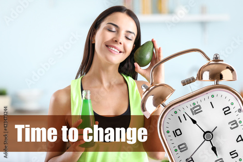 Young woman with healthy ve...