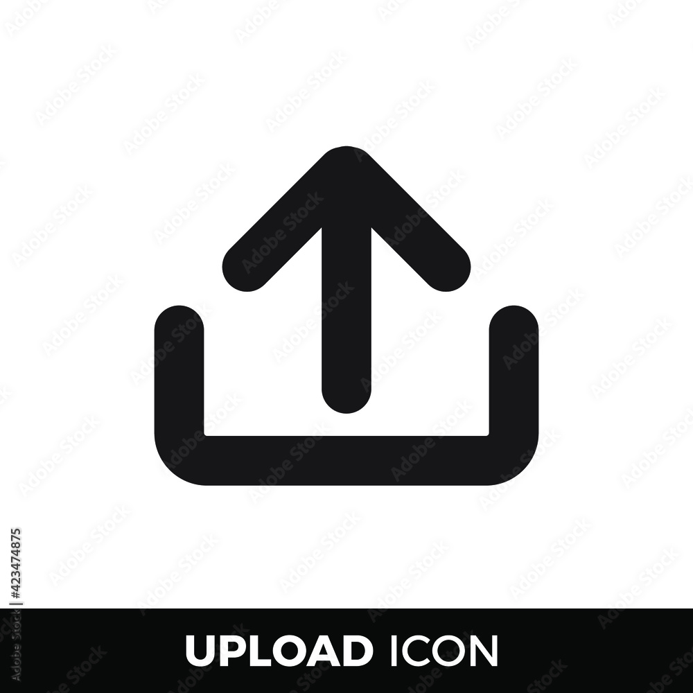 Upload icon vector, symbol for website and graphic design. Eps 10 vector illustration. Upload icon vector, symbol for website and graphic design. Eps 10 vector illustration.