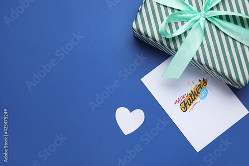 Gift box and greeting card ...