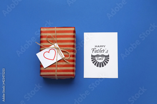 Gift box and greeting card ...