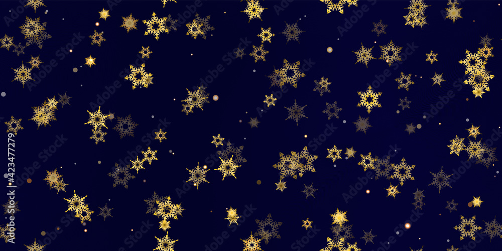 Gold snowflakes holiday seamless pattern. Gold snowflakes holiday seamless pattern.