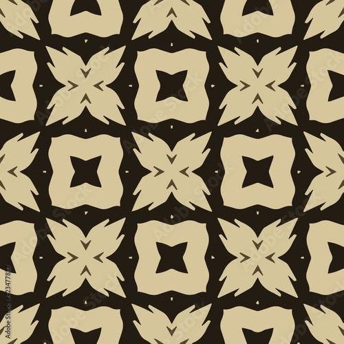 Geometric vector pattern with triangular elements. Seamless abstract ornament for wallpapers and backgrounds. 