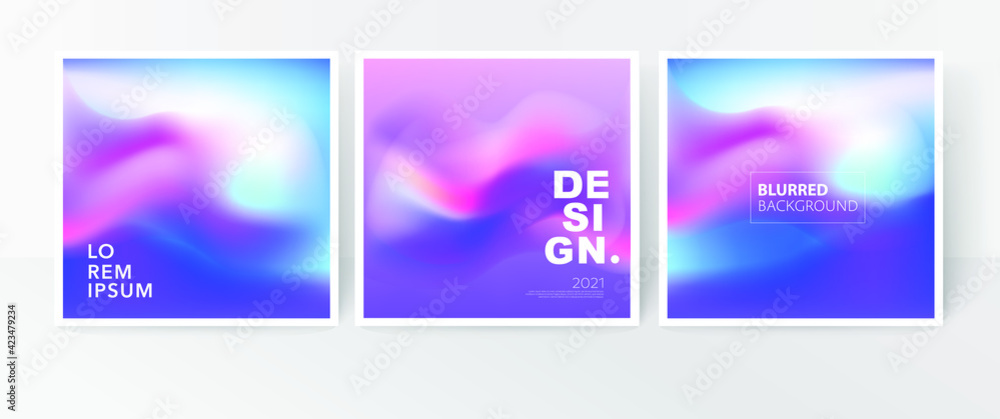 Colourful Gradient mesh Blurred background. Design for banner or post.