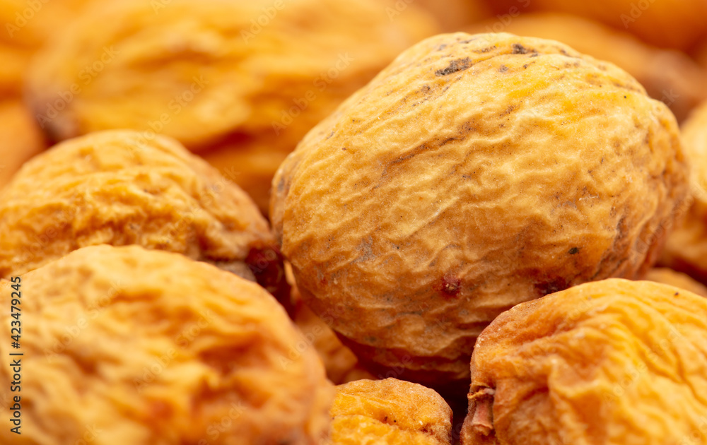 Dried apricots as an abstract background. Dried apricots as an abstract background.
