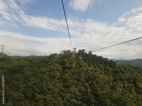 View photos from the scenic spots in Maokong Gondala, Taiwan.