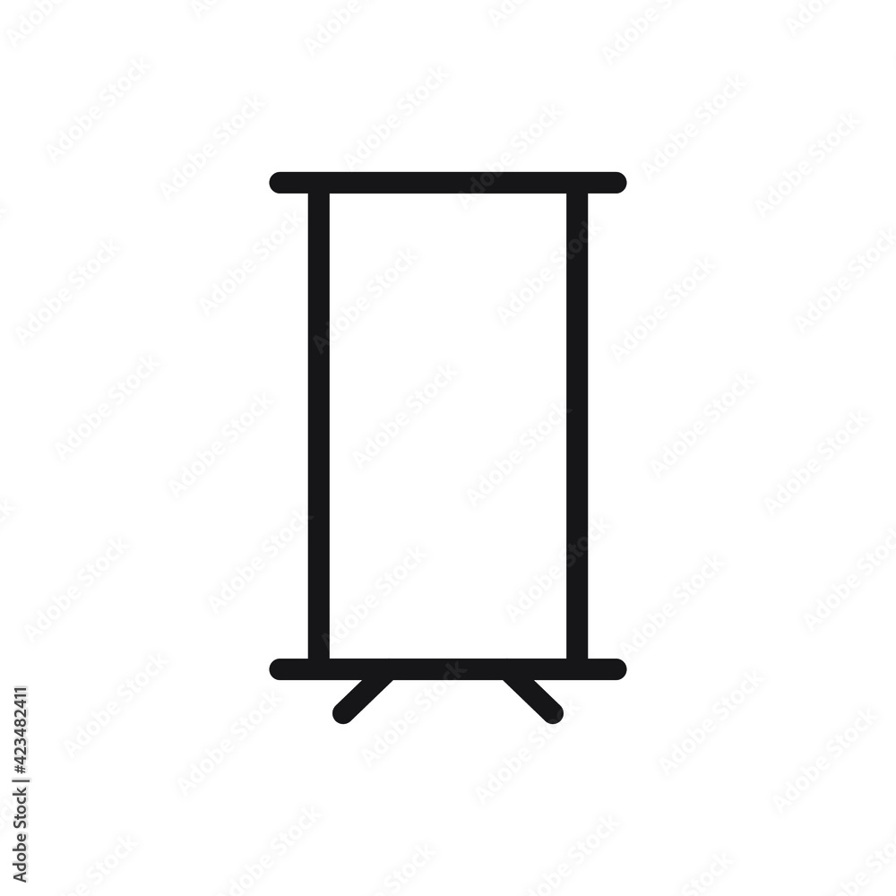 Roll up banners icon. Eps 10 vector illustration. Roll up banners icon. Eps 10 vector illustration.