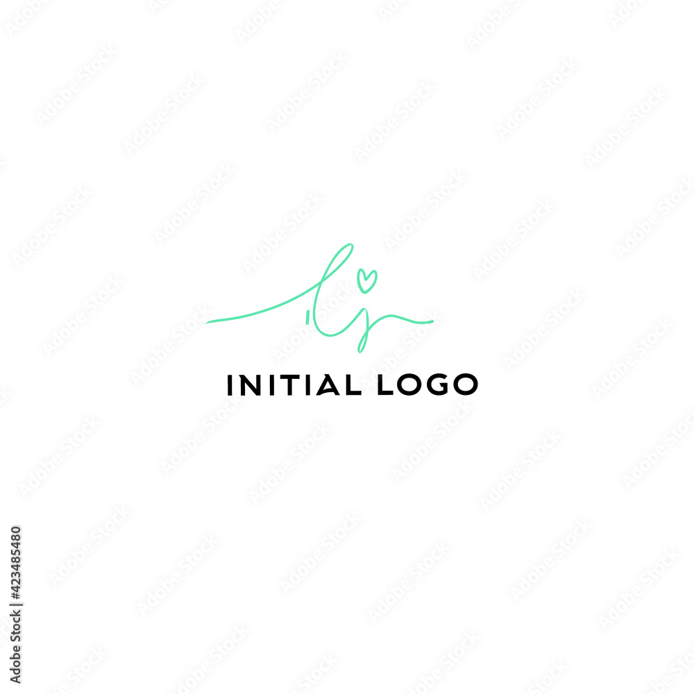 Initial lj beauty monogram and elegant logo design Initial lj beauty monogram and elegant logo design
