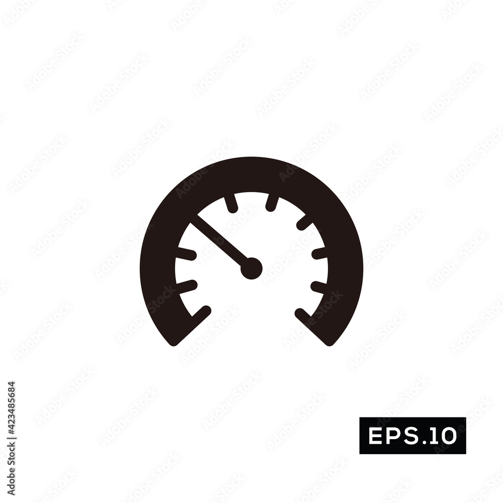 Speedometer Icon. Speedometer Logo Design Vector Speedometer Icon. Speedometer Logo Design Vector