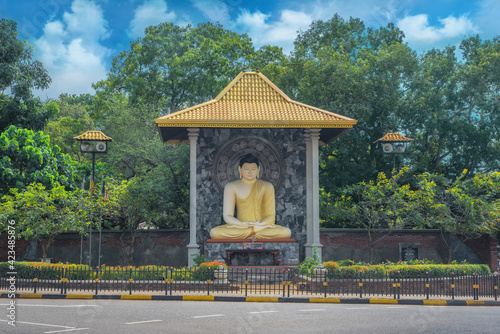 statue of buddha Dambulla City Srilanka photo