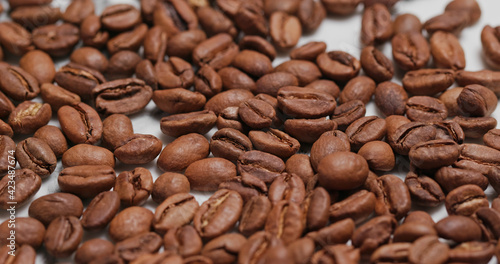 Stack of the Roasted coffee bean