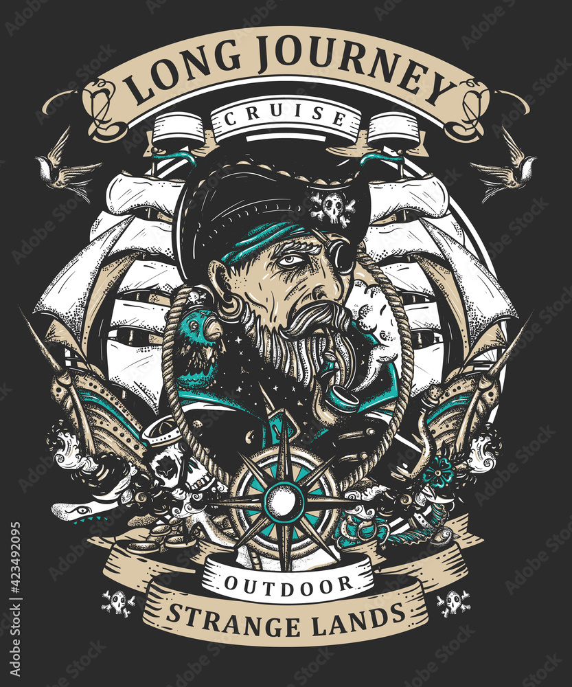 design pirate t shirt