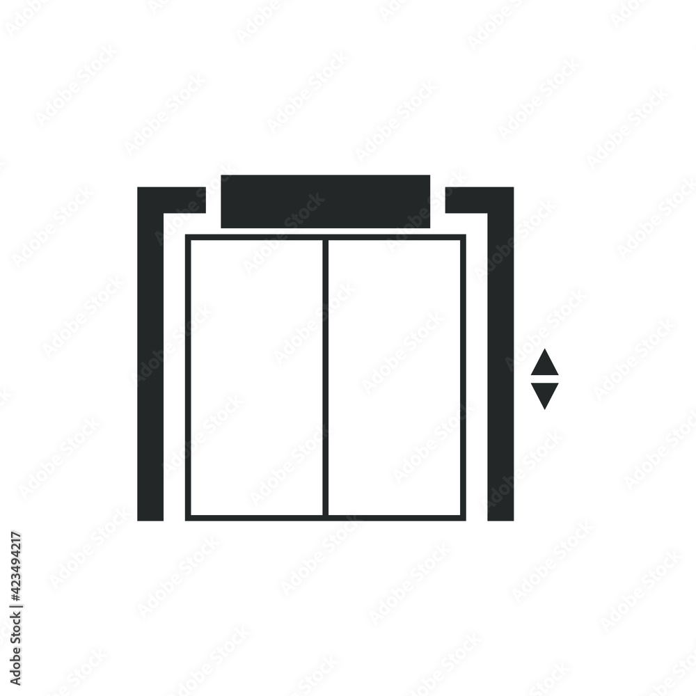 web icon lift sign isolated on white background. Simple vector illustration. web icon lift sign isolated on white background. Simple vector illustration.