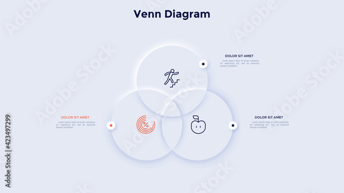 Vector Neumorphism Infographic
