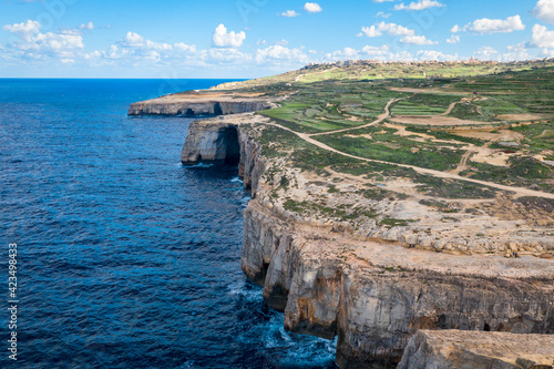 Cliffs at Wied il Mielah photo