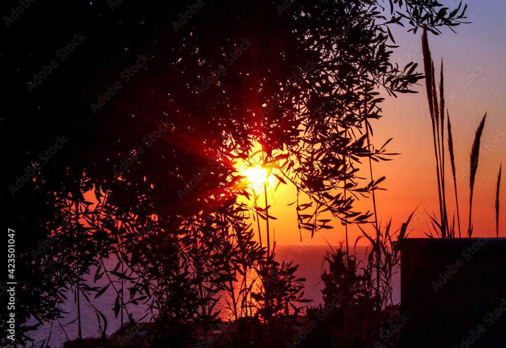 Fototapeta premium Sunsetview Monte di Procida (NA) EOS Canon 1100D Obb:18-55mm