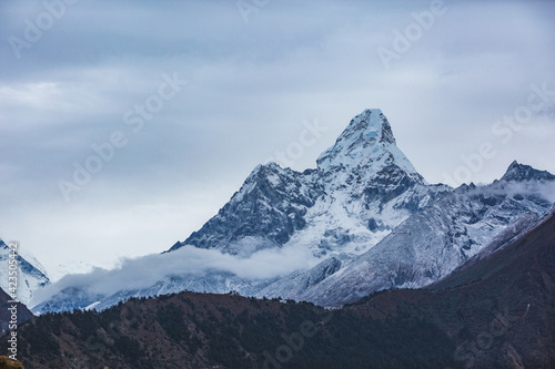 Ama Dablam mountain view. Nepal