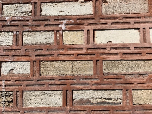 Part of an old brick wall