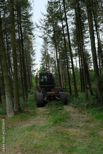 FU 2020-05-10 KödoWand 125 Traktor im Wald