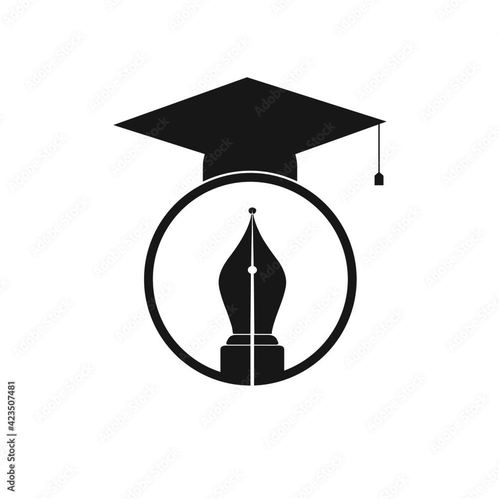 graduation cap and diploma icon symbols university logo college symbols ...