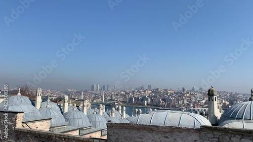 View from Beazit camii in Istanbul Turkey