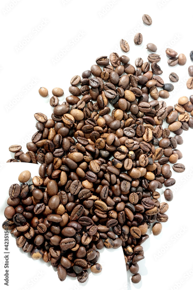 Coffee Beans isolated on white background Coffee Beans isolated on white background
