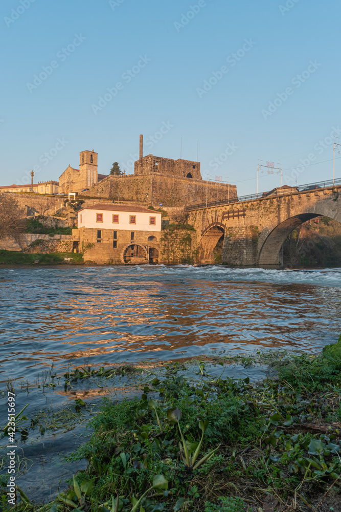 View of Barcelos city with Cavado river in Portugal. It is one of the growing municipalities in the country