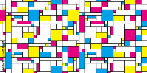 Geometric background. Seamless pattern.Vector. 幾何学パターン