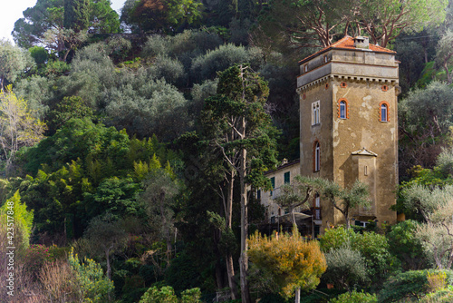 Old tower on a hill at Port...