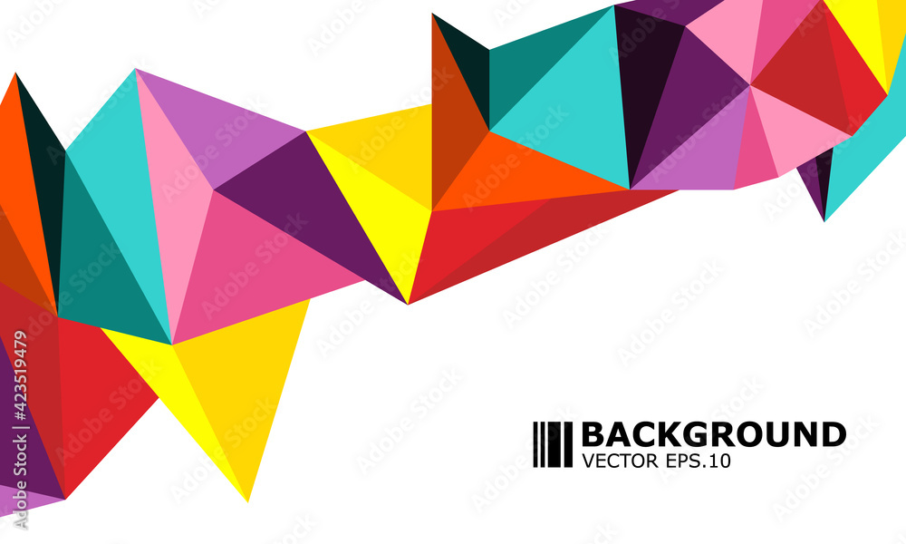 clean minimal geometric abstract backgrounds with triangles, line and circles. Vector illustration for covers, banners, flyers and posters and other designs