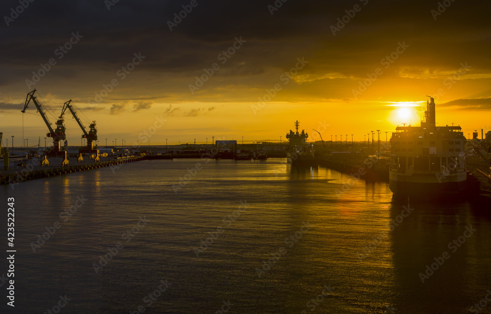Fototapeta premium sunrise in Cannes 
