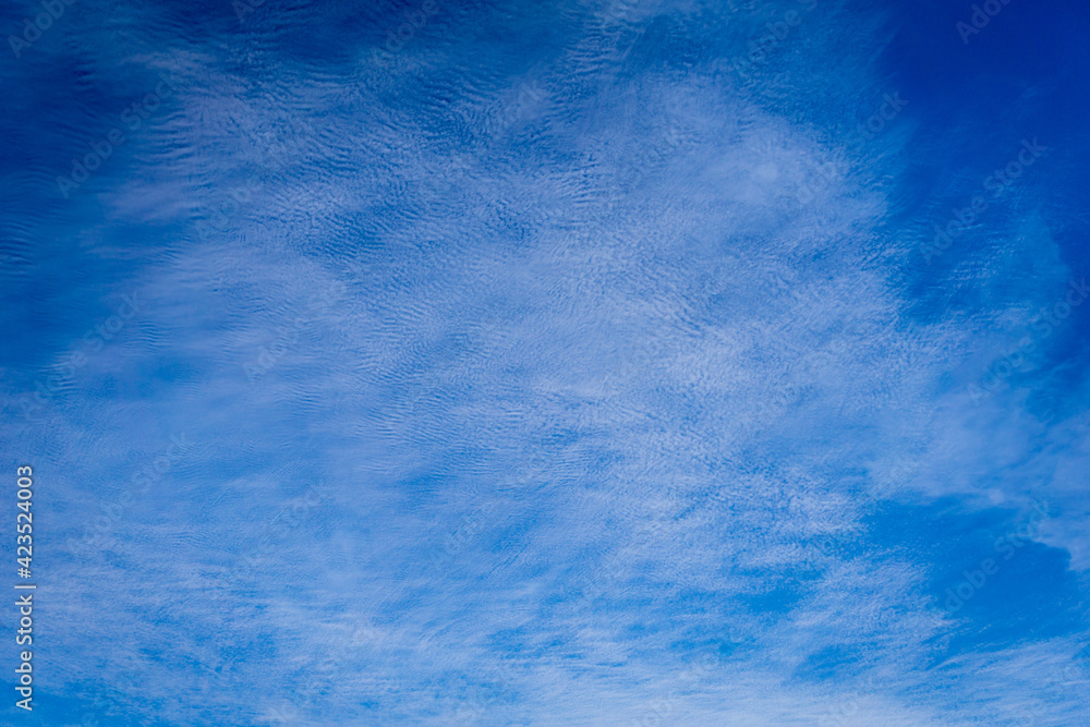 Beautiful soft white clouds against blue sky