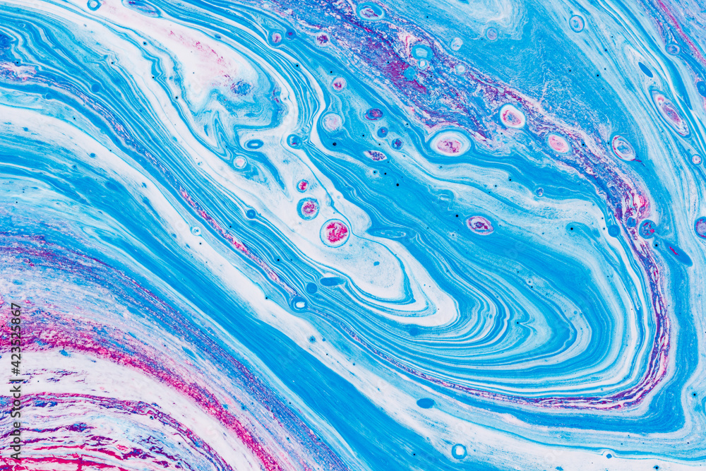 Blue and purple marble texture background, design for cover book or