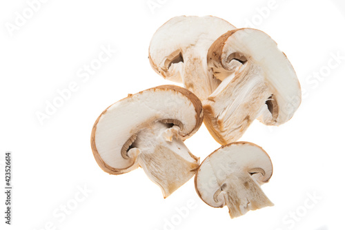 champignon mushrooms isolated