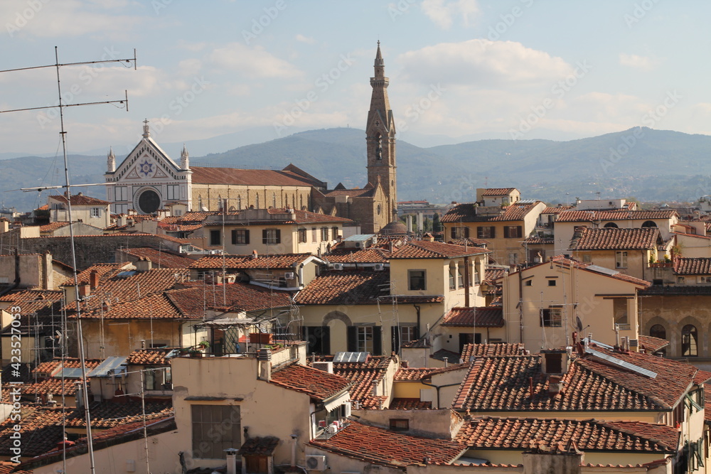 Florenz Stadt von oben