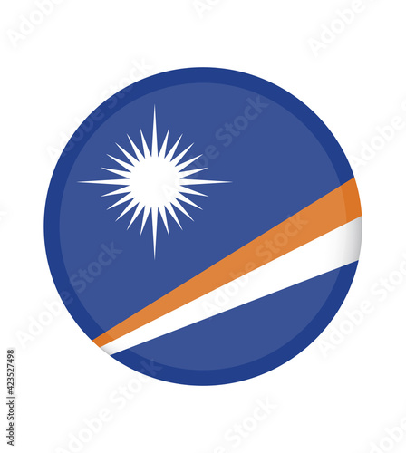 Republic of the Marshall Islands flag, official colors and proportion correctly. Marshall Island flag. Vector illustration. EPS10. Marshall Island flag vector icon, simple, flat design for mobile app. Free Download Republic of the Marshall Islands flag, official colors and proportion correctly. Marshall Island flag. Vector illustration. EPS10. Marshall Island flag vector icon, simple, flat design for mobile app. - GFXLoad