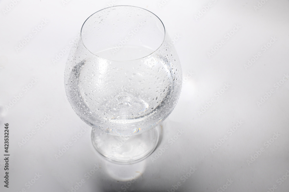 glass with water glass with water