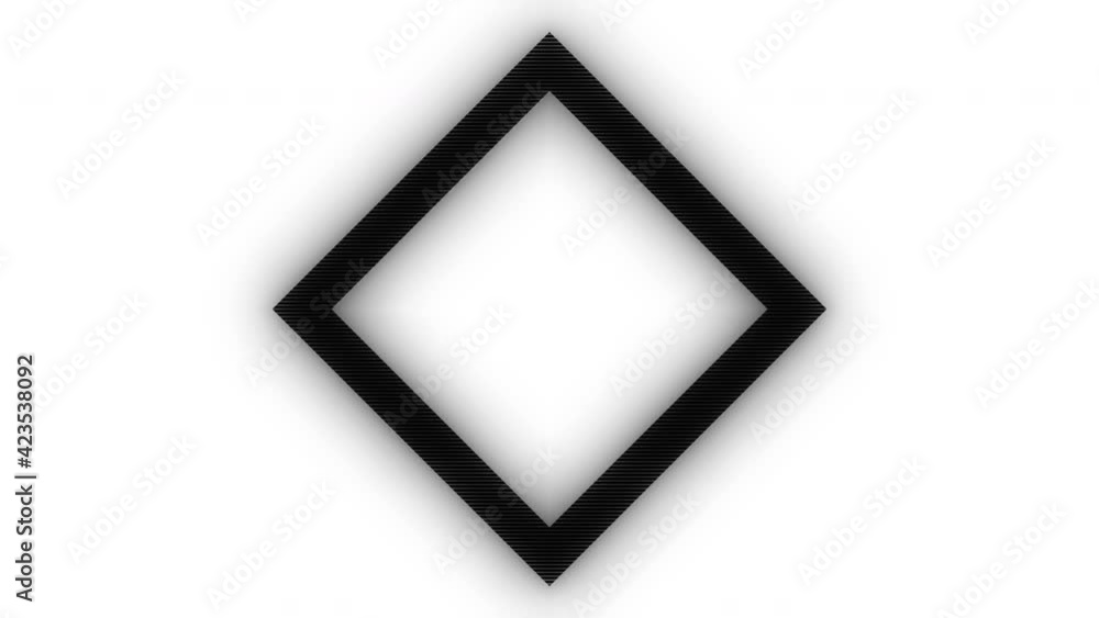 Geometric form rhombus in distorted glitch style. Modern technology futuristic video element. Design art concept. Creative bright animation for games. Geometric form rhombus in distorted glitch style. Modern technology futuristic video element. Design art concept. Creative bright animation for games.