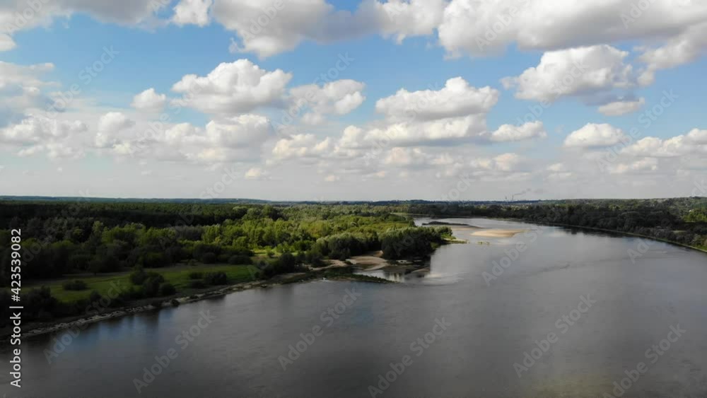Sunny day on the River Vistula Sunny day on the River Vistula