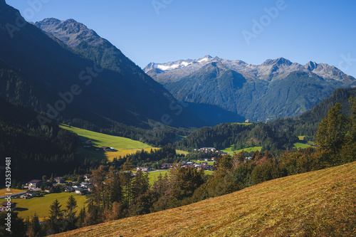 Beautiful view of the city of Zell am See
